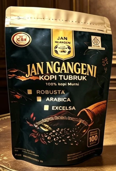Kemasan Asli Kopi Tubruk JAN NGANGENI CSI Nusantara